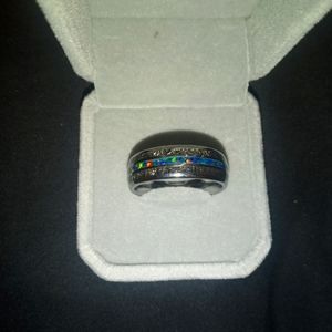 Tungsten (opal/ meteorite) size 12